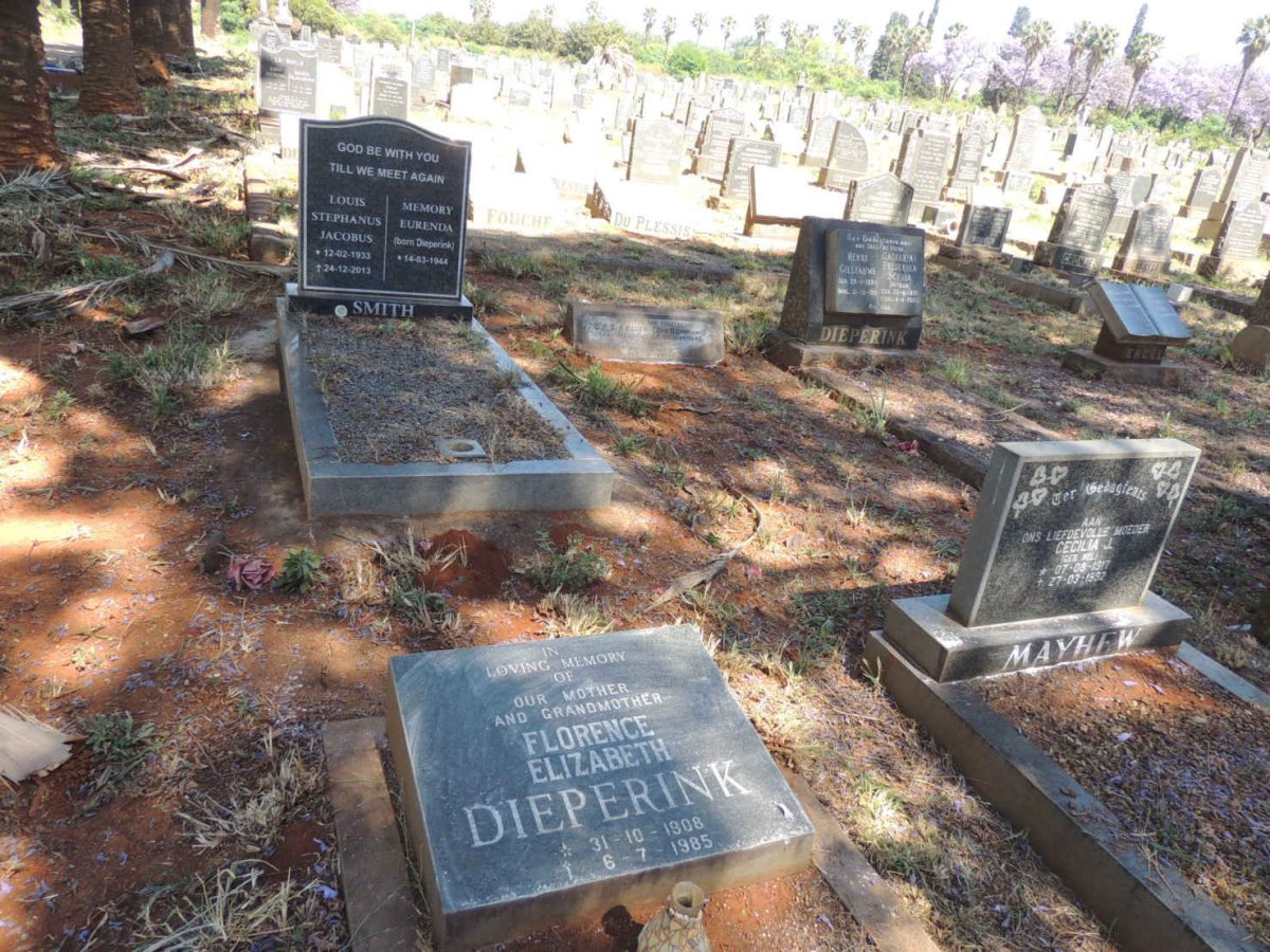 DIEPERINK Henri Gilliaume 1884-1961 &amp; Catharina Frederika Sophia SNYMAN 1891-1960
