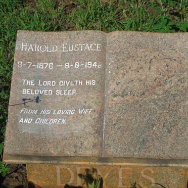 DEYES Harold Eustace 1876-1946