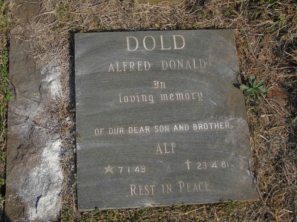 DOLD Alfred Donald 1949-1981