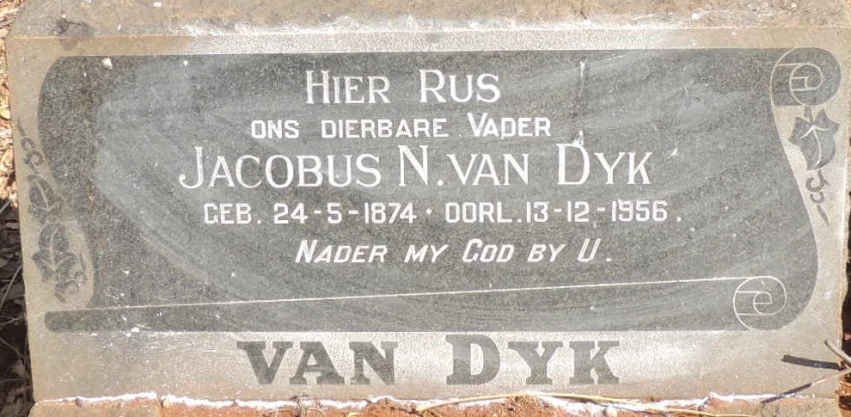 DYK Jacobus N., van 1874-1956