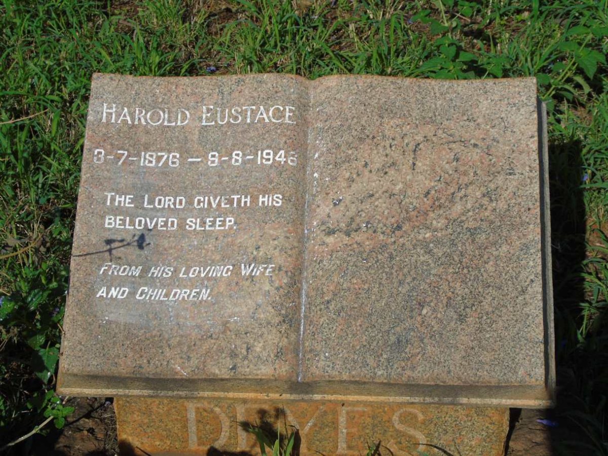DEYES Harold Eustace 1876-1946