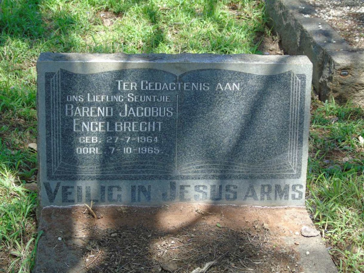 ENGELBRECHT Barend Jacobus 1964-1965