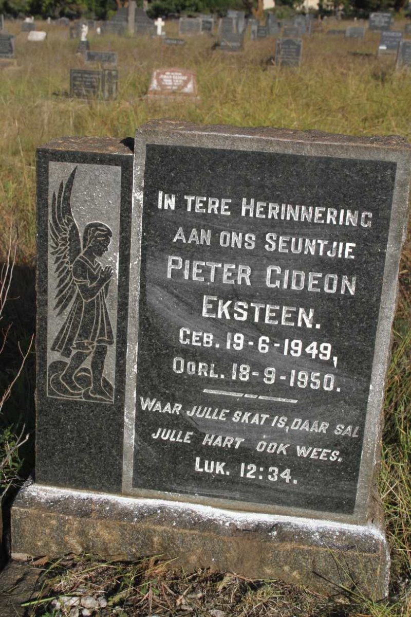 EKSTEEN Pieter Gideon 1949-1950