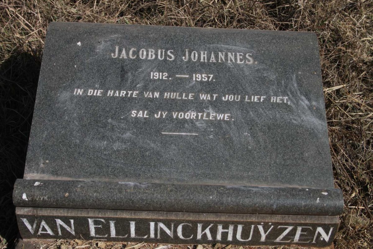ELLINCKHUYZEN Jacobus Johannes, van 1912-1957