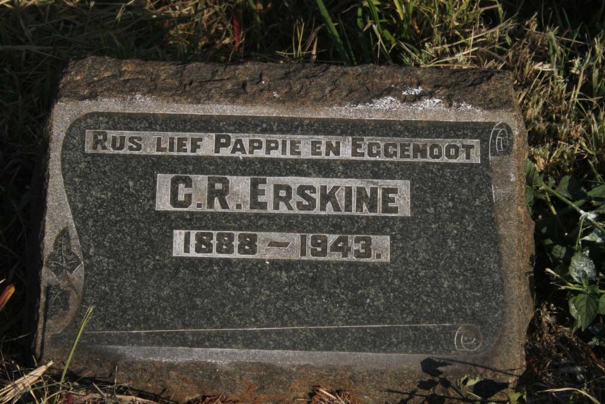 ERSKINE C.R. 1888-1943