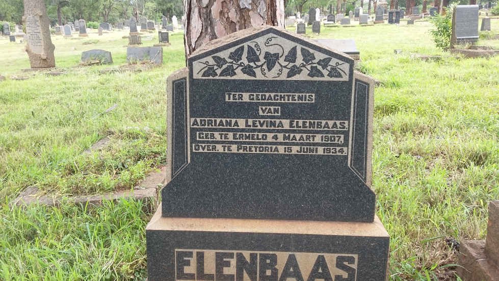 ELENBAAS Adriana Levina 1907-1934