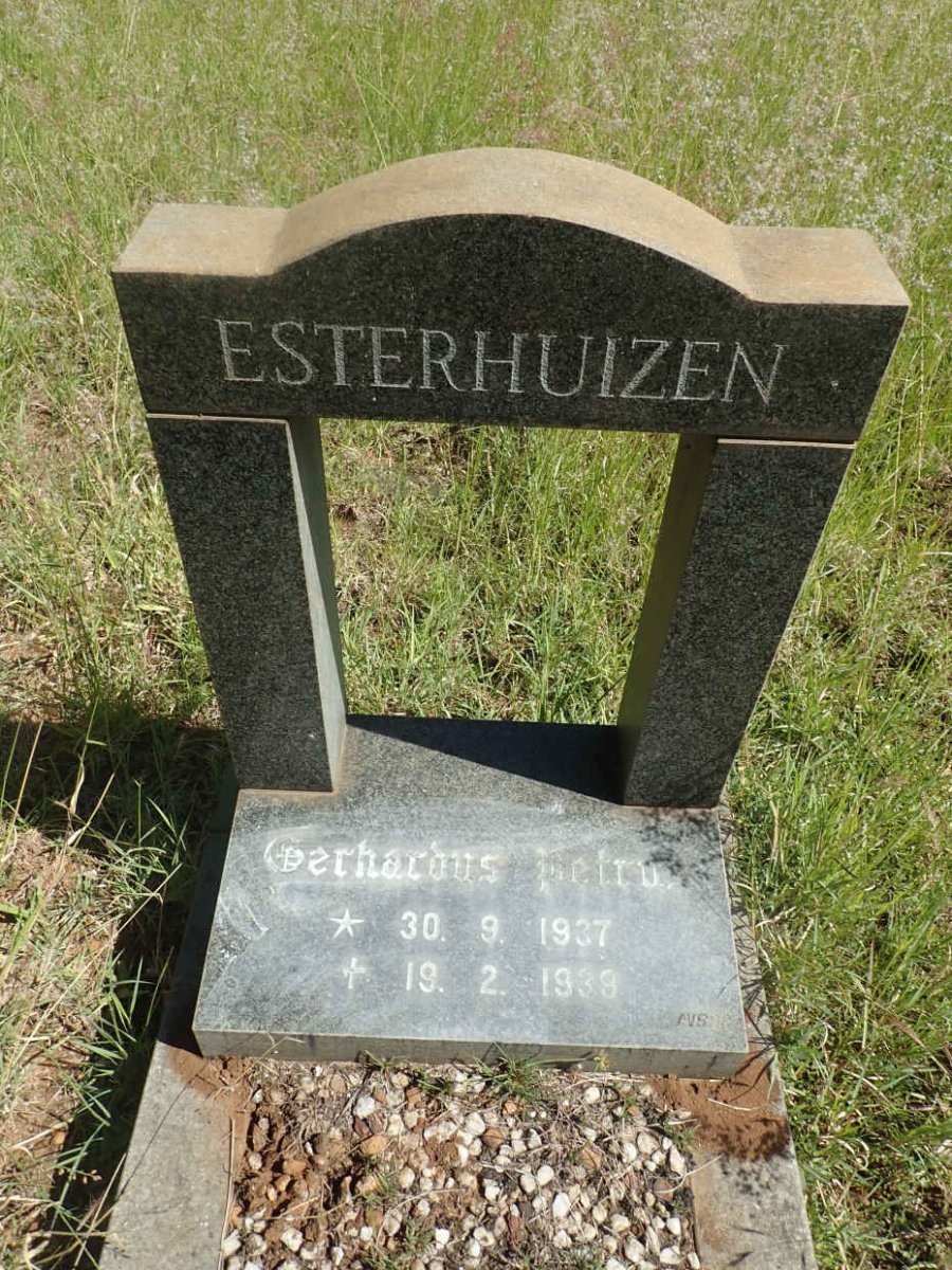 ESTERHUIZEN Gerhardus Petrus 1937-1939