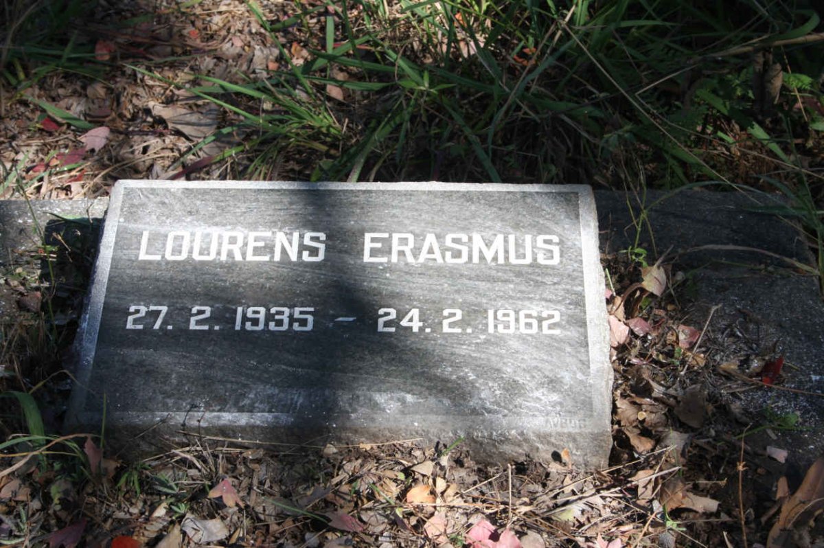ERASMUS Lourens 1935-1962