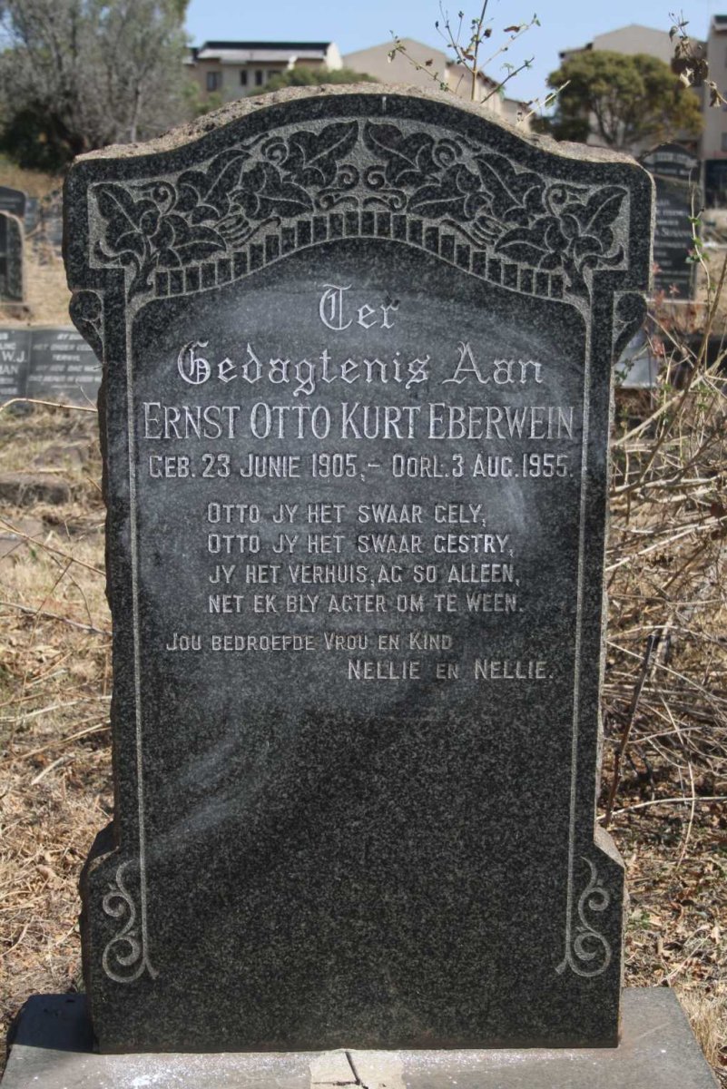 EBERWEIN Ernst Otto Kurt 1905-1955