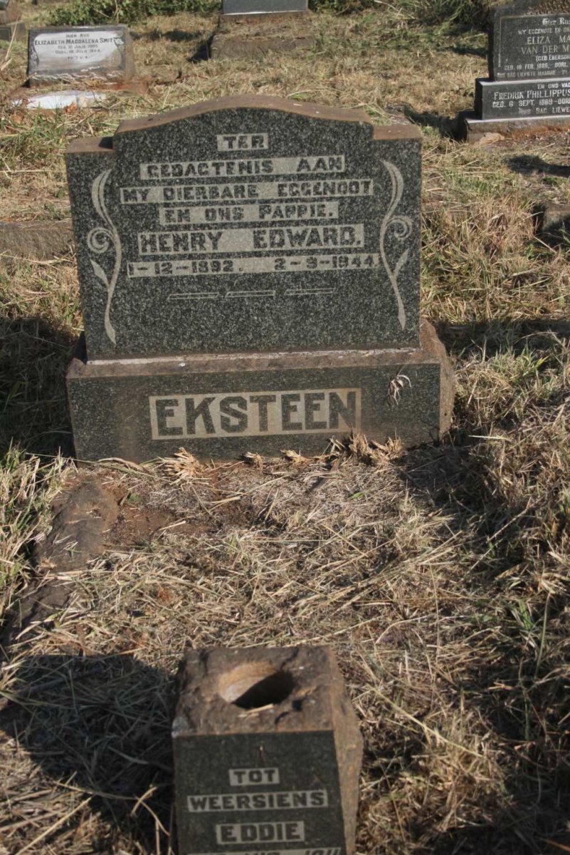 EKSTEEN Henry Edward 1892-1944