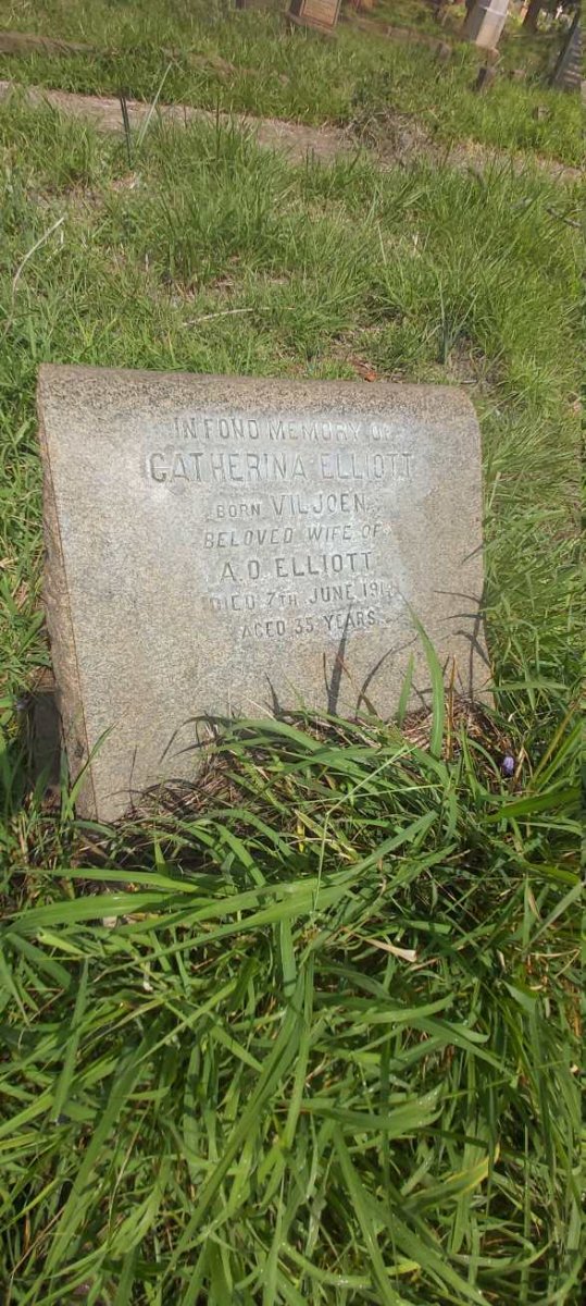 ELLIOTT Catherina nee VILJOEN -1914