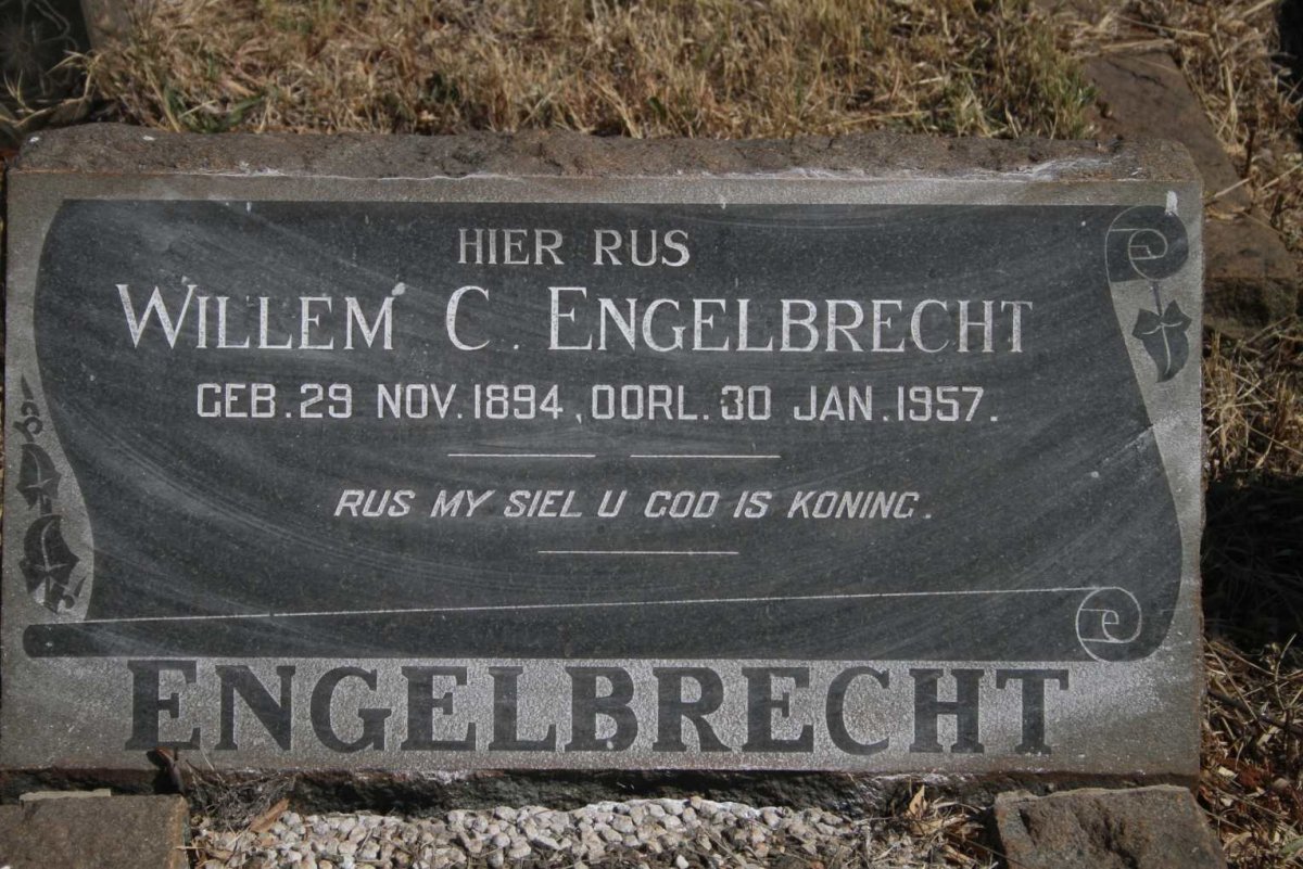 ENGELBRECHT Willem C. 1894-1957