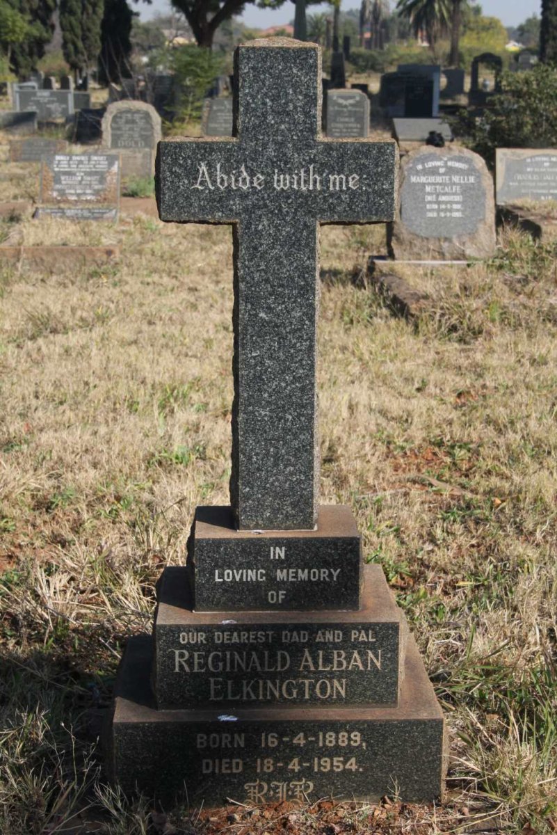 ELKINGTON Reginald Alban 1889-1954