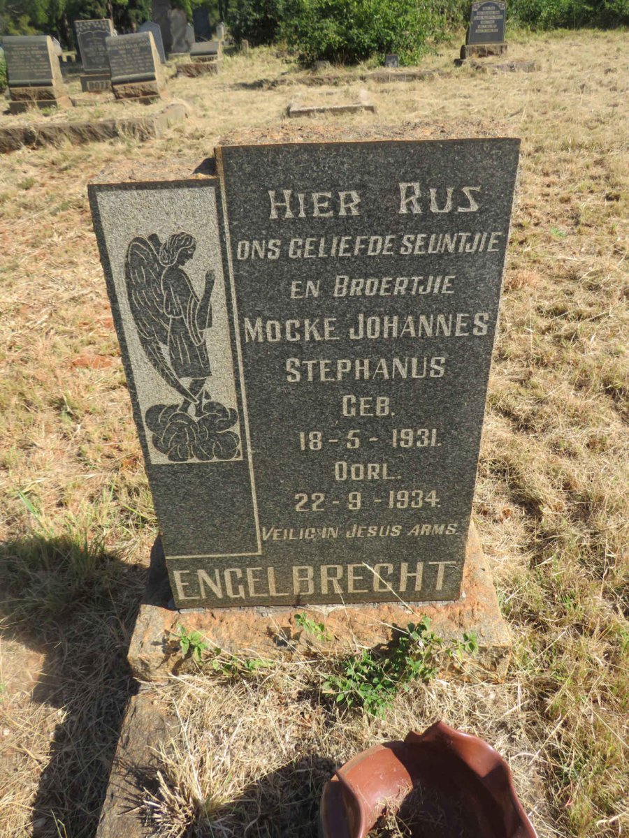 ENGELBRECHT Mocke Johannes Stephanus 1931-1934