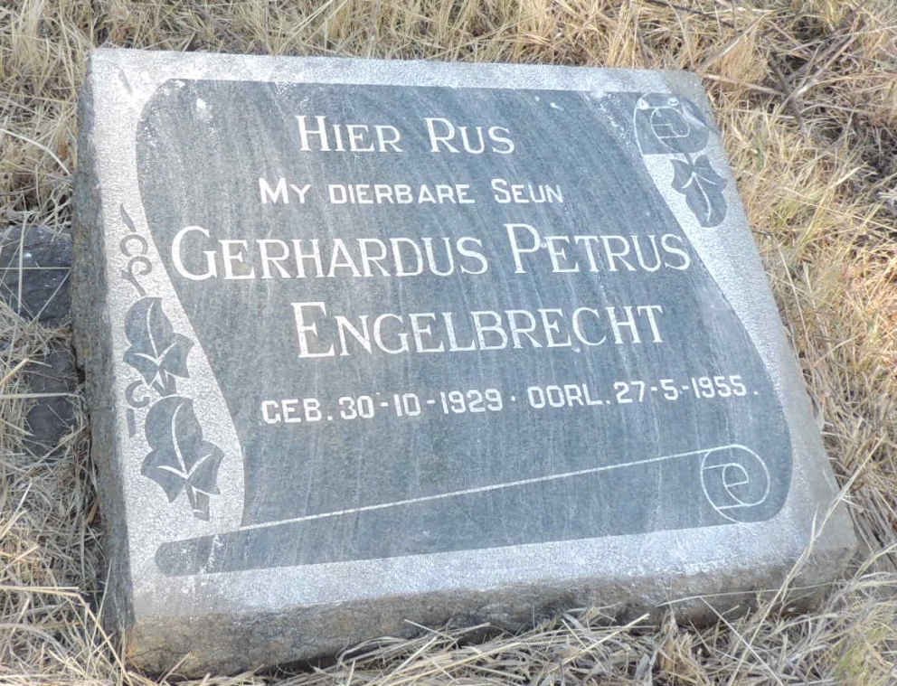 ENGELBRECHT Gerhardus Petrus 1929-1955