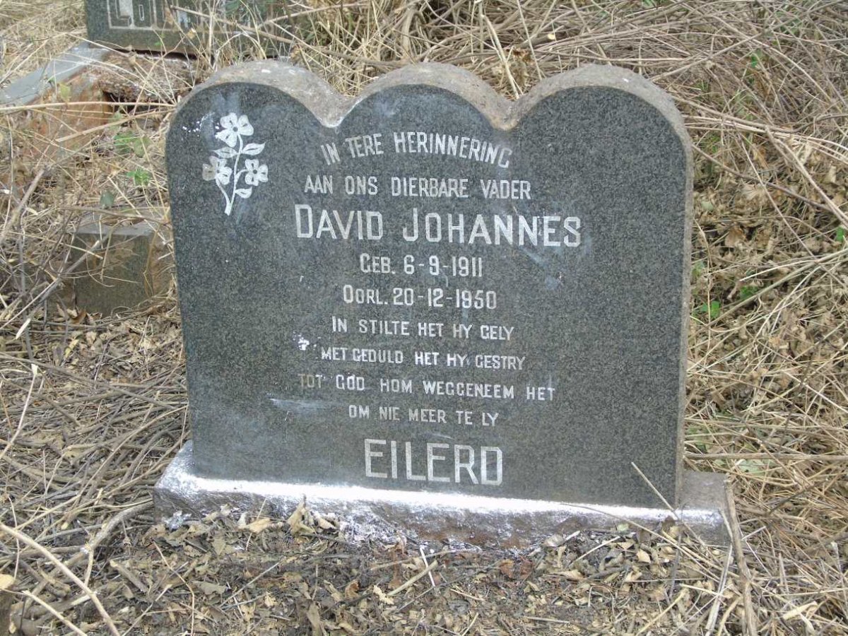 EILERD David Johannes 1911-1950
