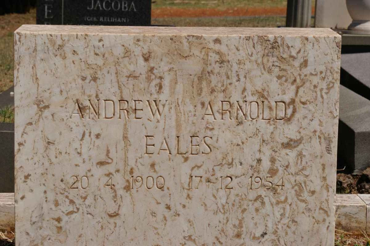 EALES Andrew Arnold 1900-1954