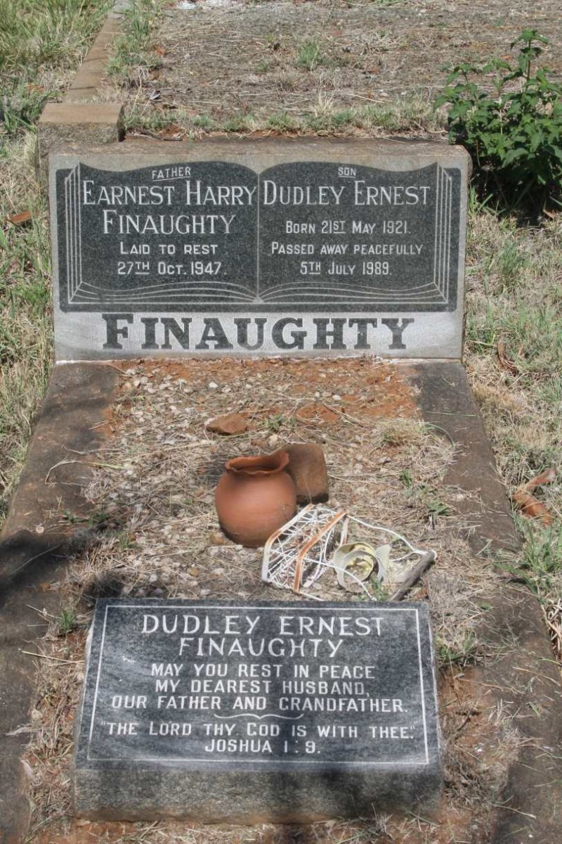 FINAUGHTY Earnest Harry -1947 :: FINAUGHTY Dudley Ernest 1921-1989