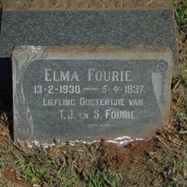 FOURIE Elma 1930-1937