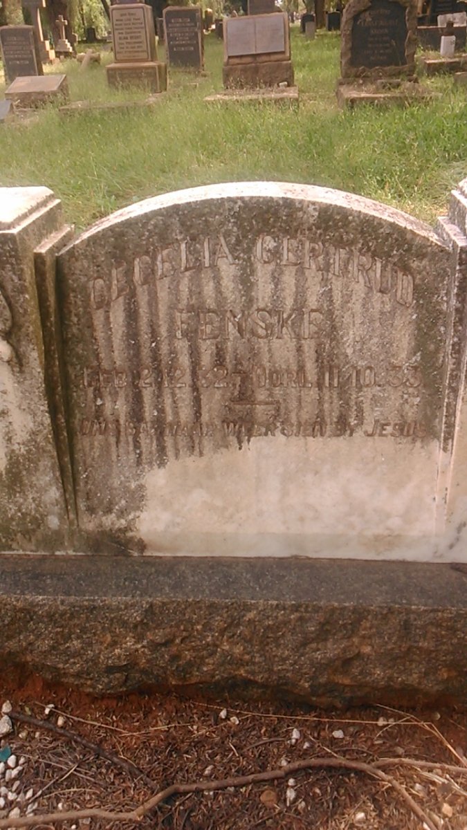 FENSKE Cecelia Gertrud 1932-1933