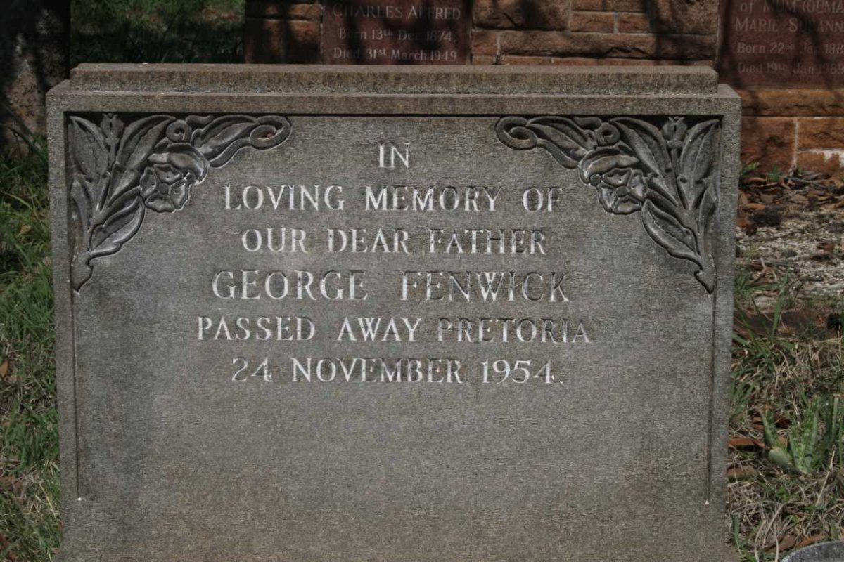 FENWICK George -1954 