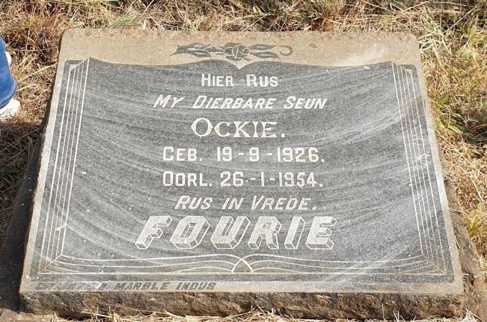 FOURIE Ockie 1926-1954