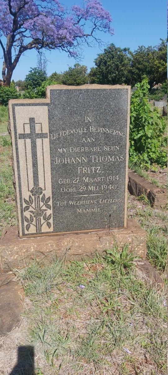 FRITZ Johann Thomas 1914-1940
