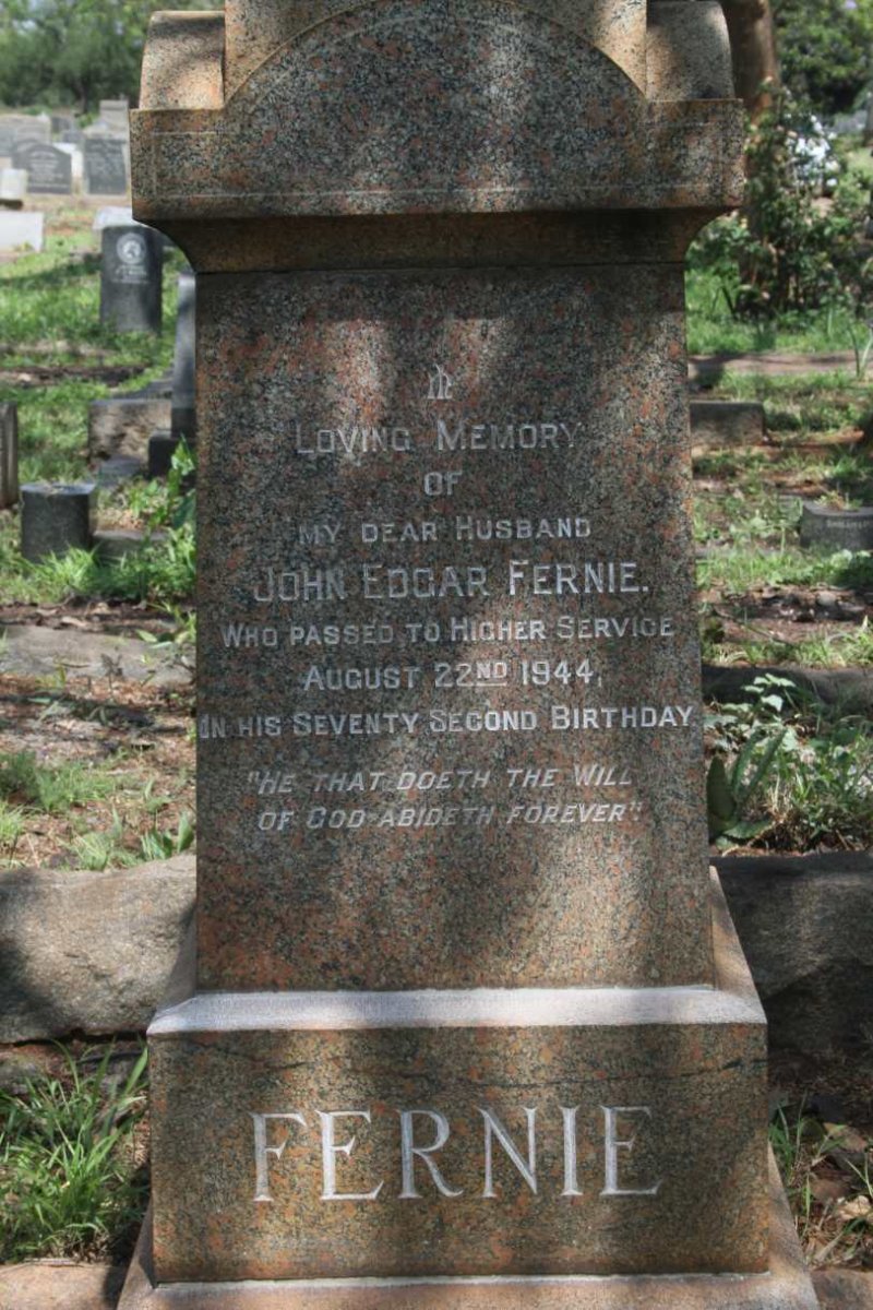 FERNIE John Edgar -1944