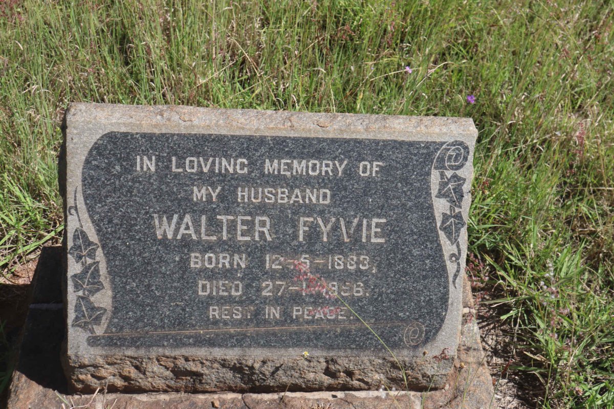 FYVIE Walter 1883-1956