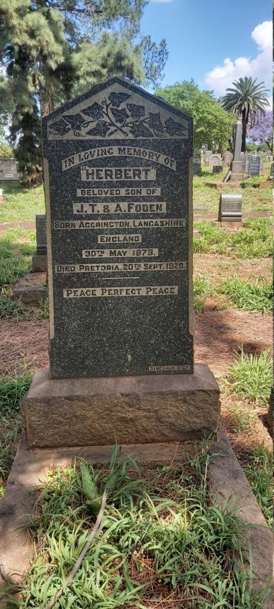FODEN Herbert 1879-1920