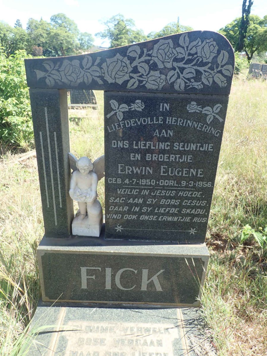FICK Erwin Eugene 1950-1956