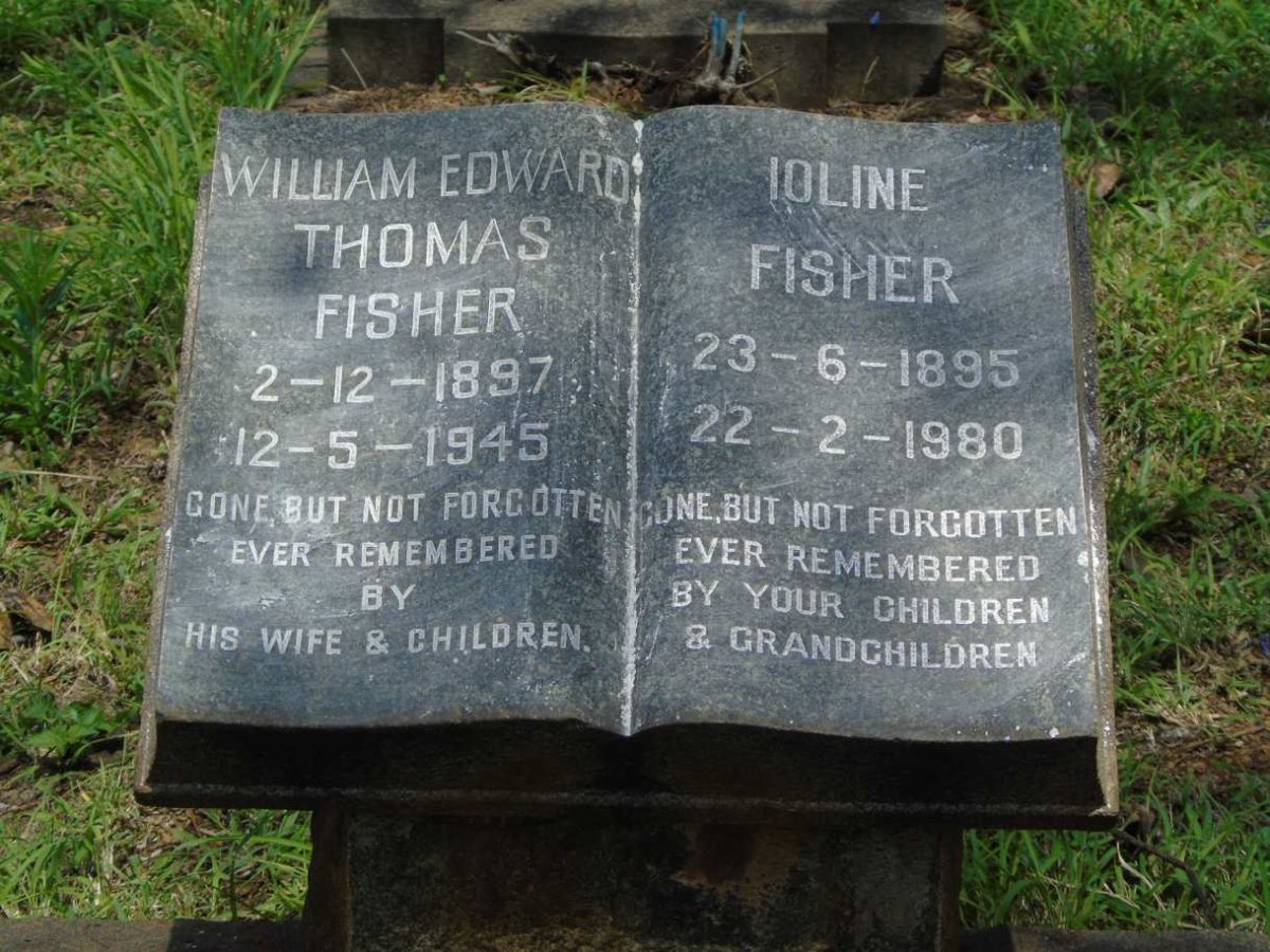 FISHER William Edward Thomas 1897-1945 & Ioline 1895-1980