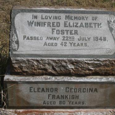 FRANKISH Eleanor Georgina :: FOSTER Winifred Elizabeth -1948