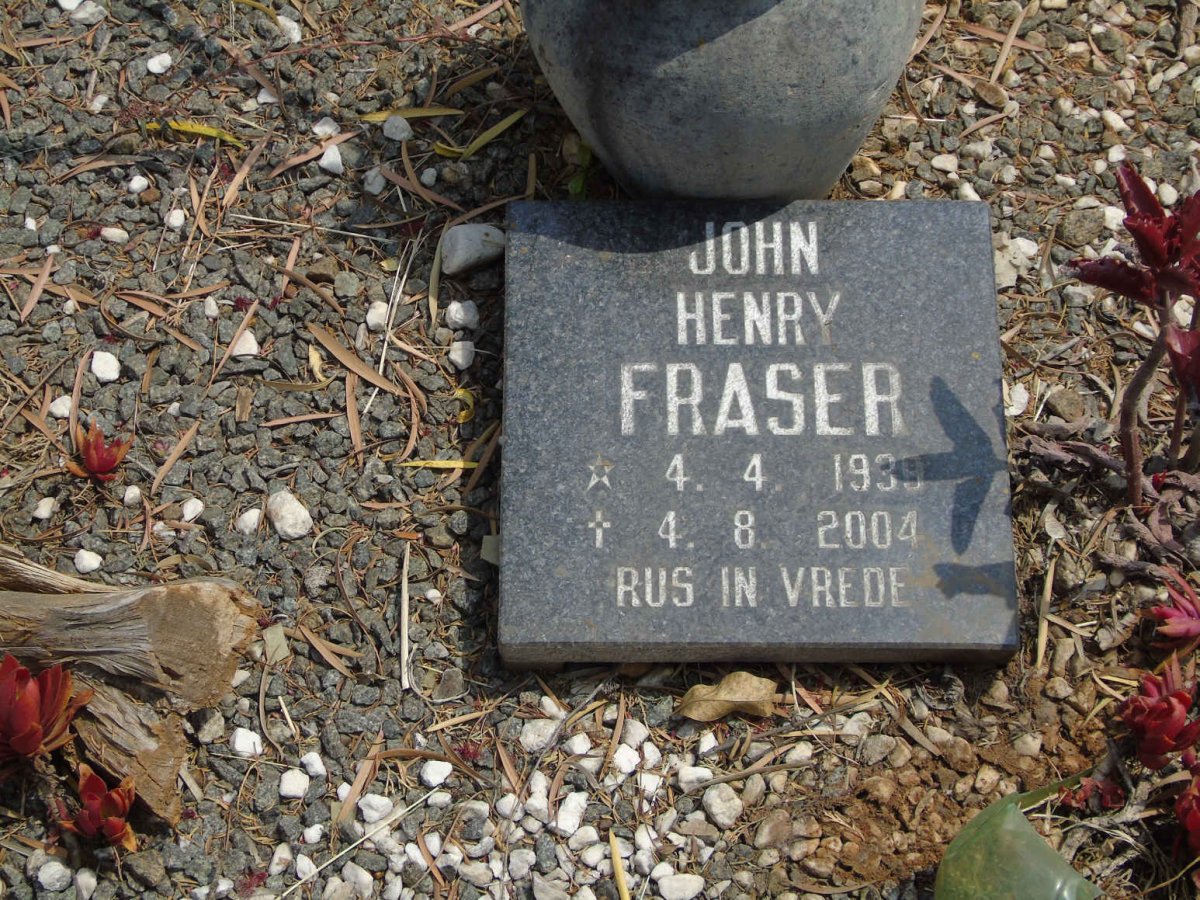 FRASER John Henry 1939-2004