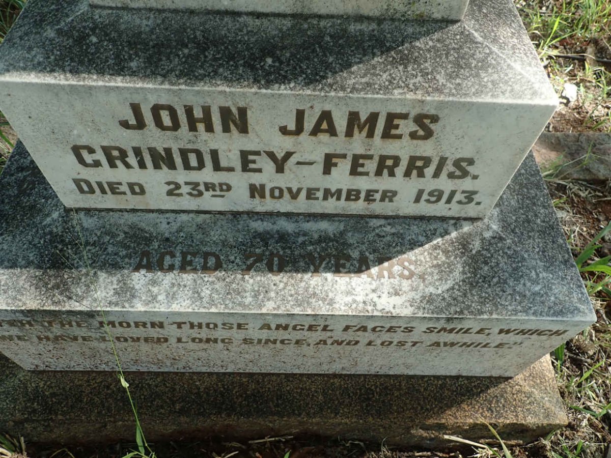 FERRIS John James, GRINDLEY -1913