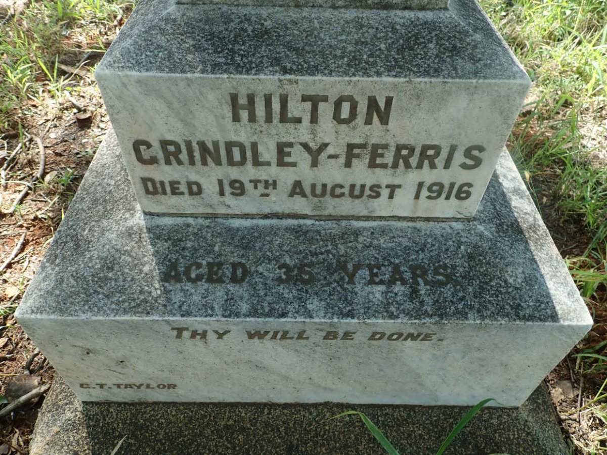 FERRIS Hilton, GRINDLEY -1916