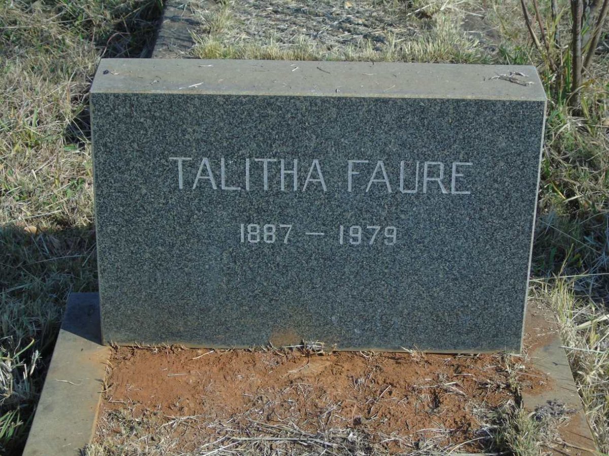FAURE Talitha 1887-1979