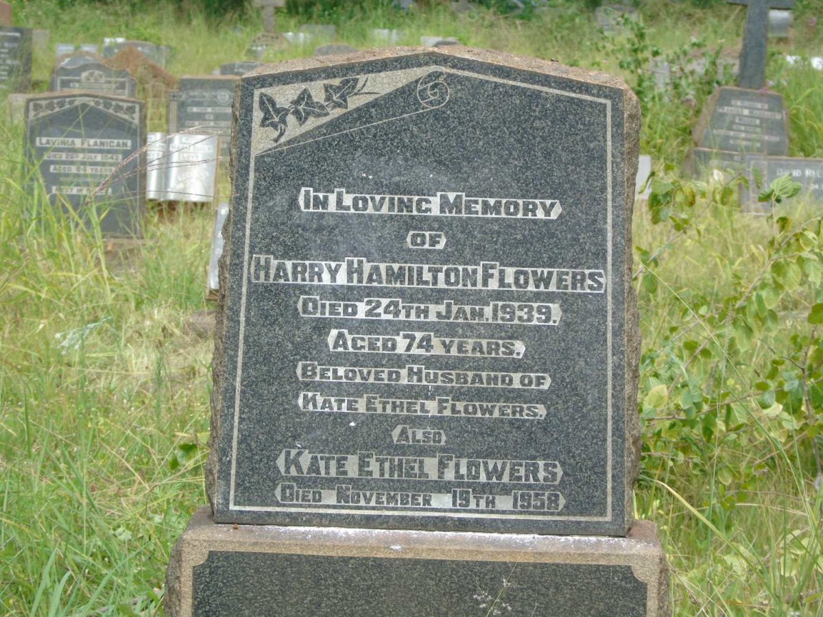 FLOWERS Harry Hamilton -1939 & Kate Ethel -1958