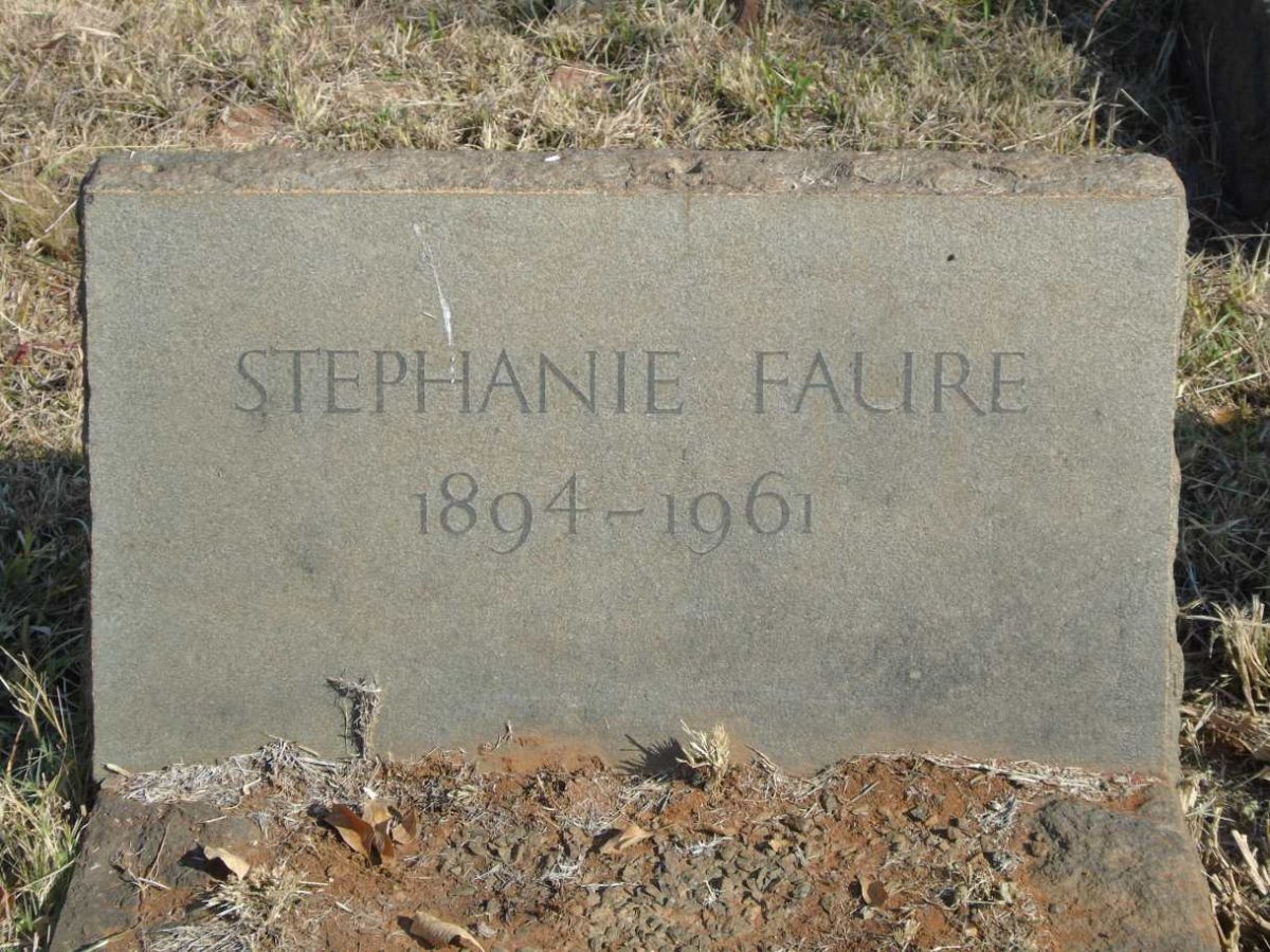 FAURE Stephanie 1894-1961