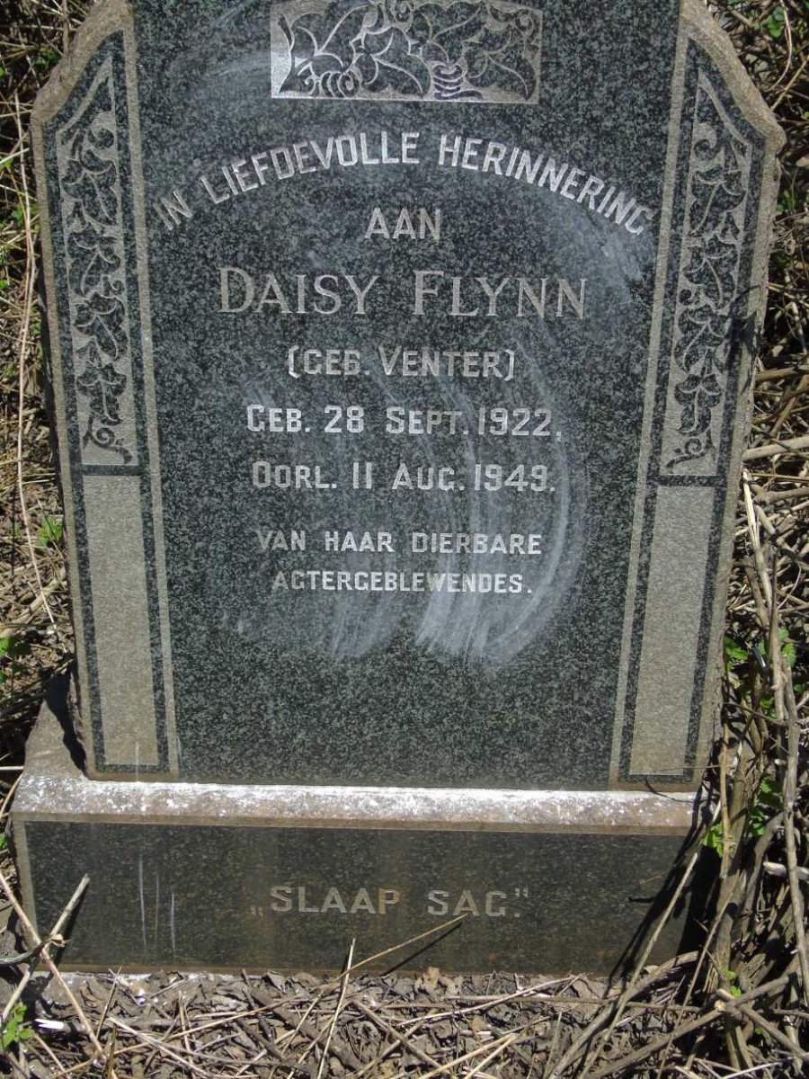 FLYNN Daisy nee VENTER 1922-1949