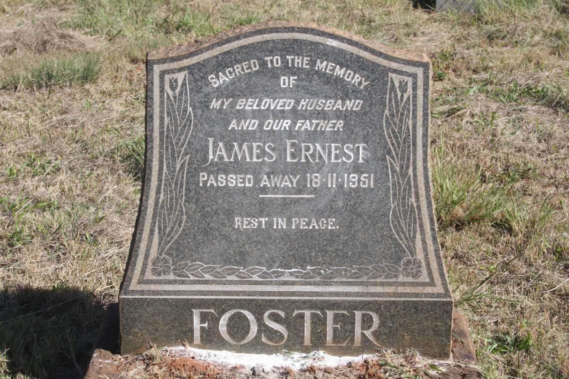 FOSTER James Ernest -1951