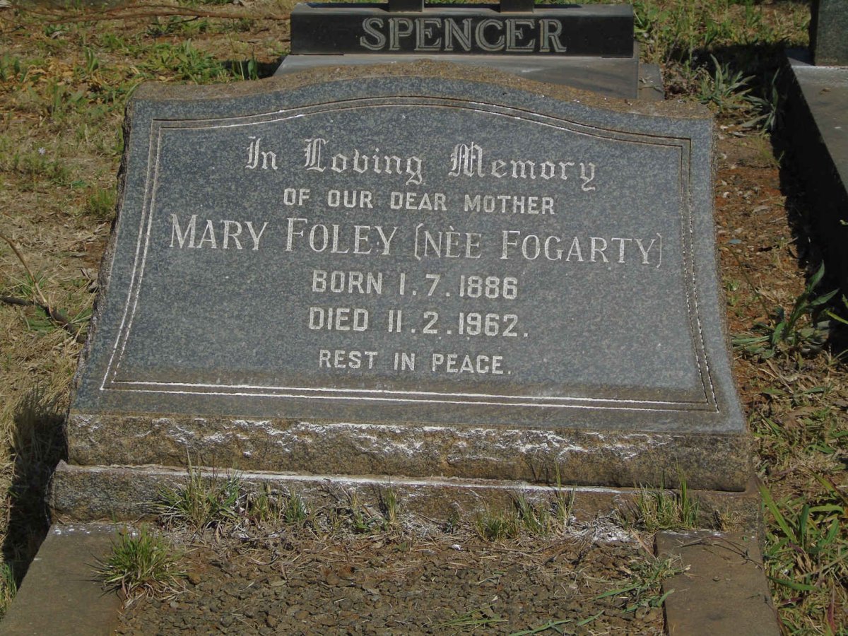 FOLEY Mary nee FOGARTY 1886-1962