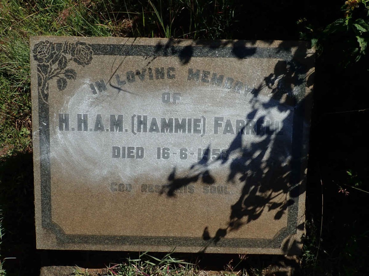 FARRELL H.H.A.M. -1958
