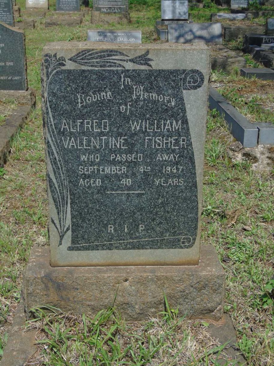 FISHER Alfred William Valentine -1947