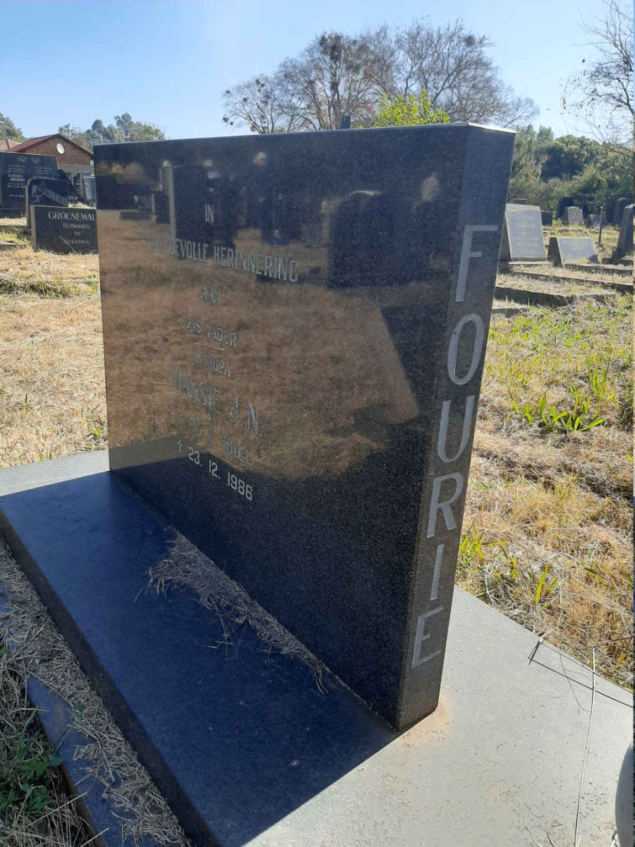 FOURIE Hansie J.N. 1904-1986 _1