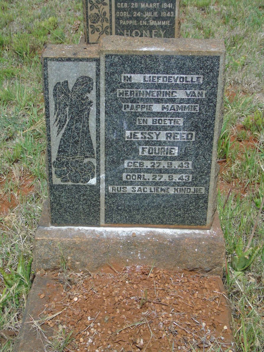 FOURIE Jessy Reed 1943-1943