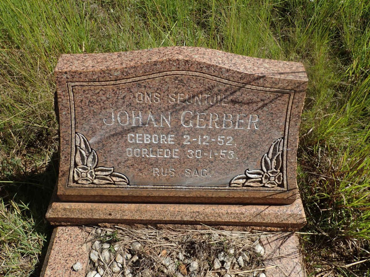 GERBER Johan 1952-1953