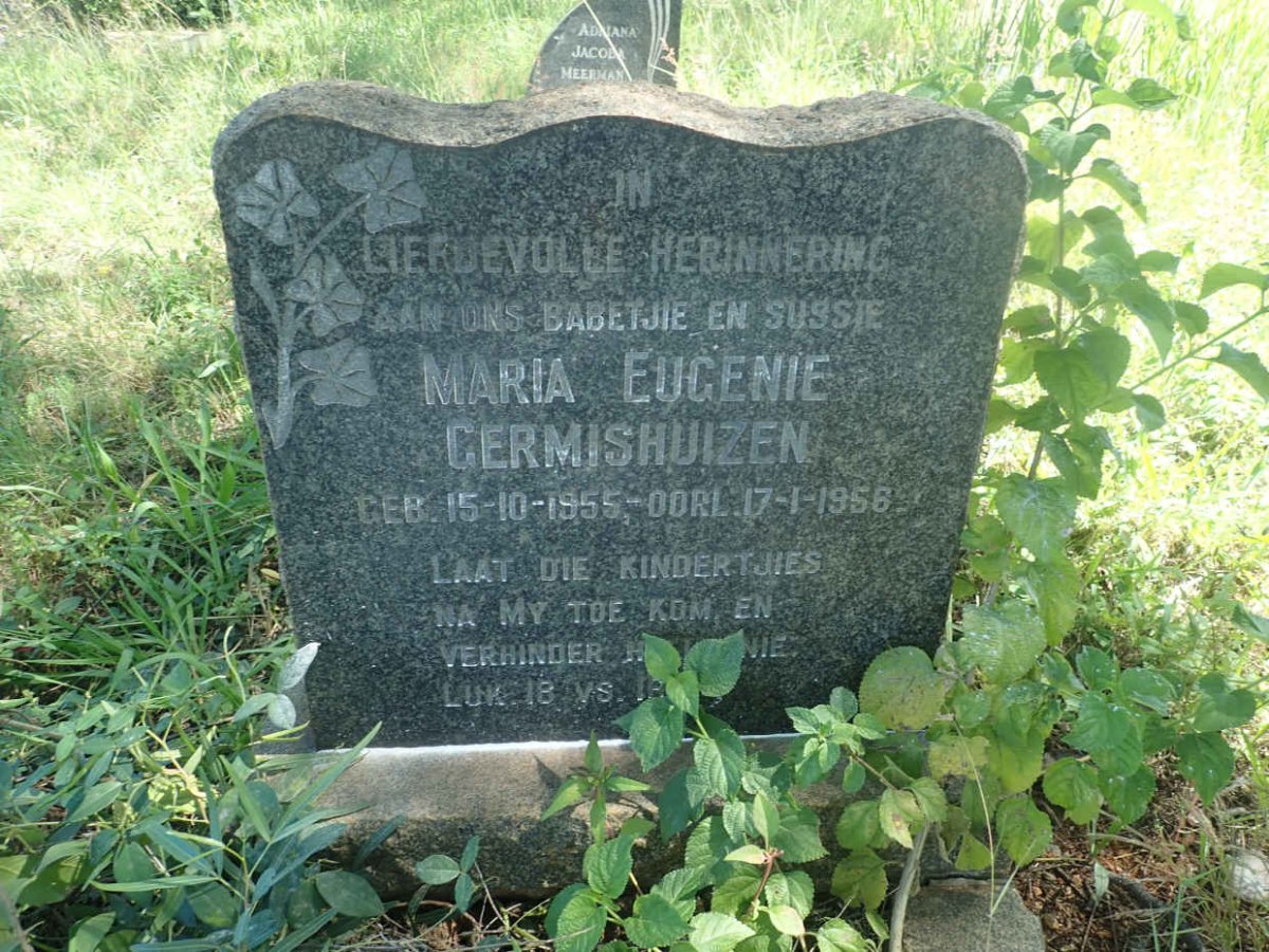 GERMISHUIZEN Maria Eugenie 1955-1956
