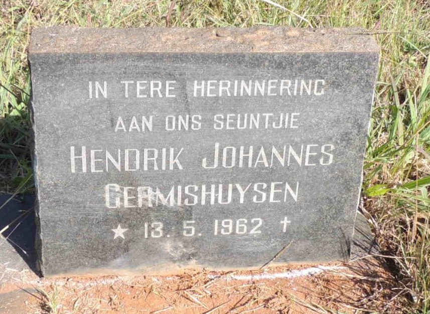 GERMISHUYSEN Hendrik Johannes 1962-1962