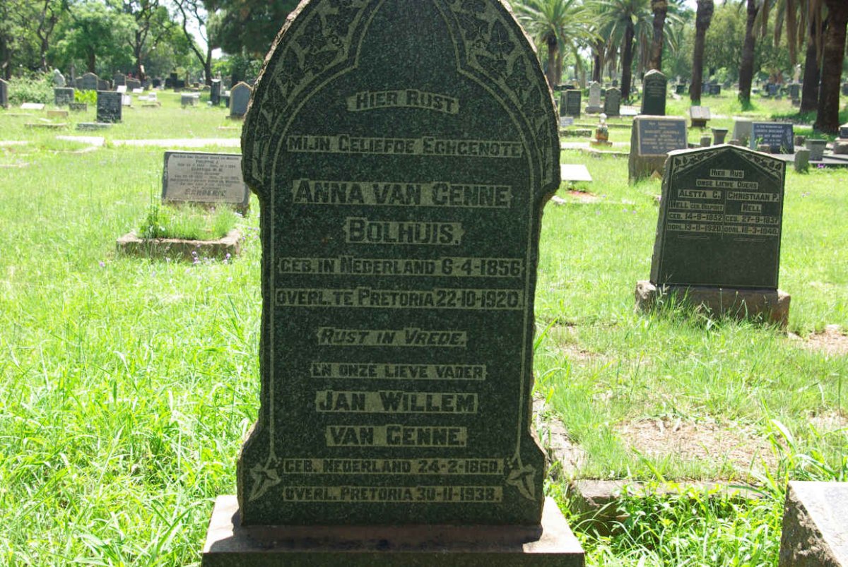 GENNE Jan Willem, van 1860-1938 &amp; Anna BOLHUIS 1856-1920
